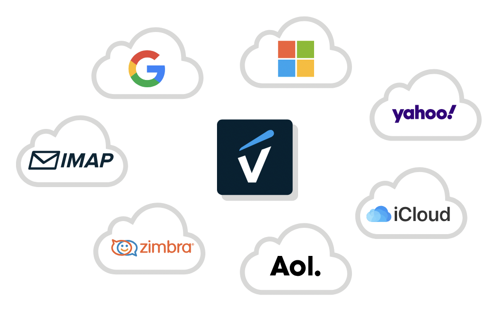 Logos of service providers supported by VaultMe